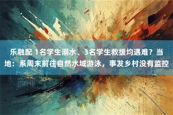 乐融配 1名学生溺水、3名学生救援均遇难？当地：系周末前往自然水域游泳，事发乡村没有监控